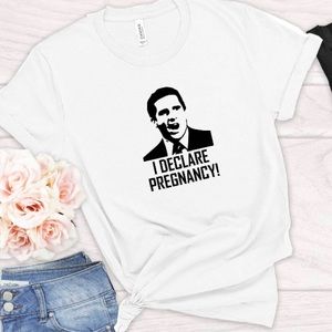 Funny Pregnancy announcement tee - the office - Michael Scott